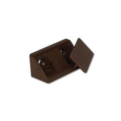 Furniture fastener 4 holes brown