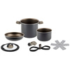 Zestaw garnków Brunner Spacemaster 18 cm indukcja aluminium recykling