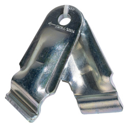 Moog Uchwyt amortyzatora wtykowy srebrny do AL-KO 125x28x60 mm