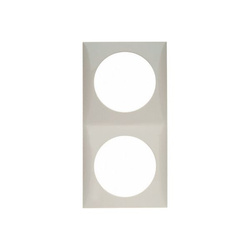 Berker Integro ramka wyłacznika podwójna biała