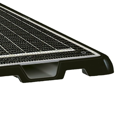 Panel solarny NLS 130W płaski na dach kampera/przyczepy montaż bez wiercenia