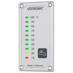 VOTRONIC wskaźnik poziomu wody 12V 24V srebrny