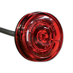 Red LED round clearance light