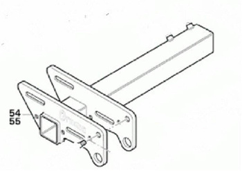 Rura mocująca A SR do Mover SR