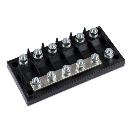 Six-way fuse holder for Mega-fuse with busbar (250A)