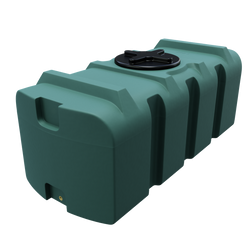 Prostokątny pojemnik 500 l UHPLAST zielony