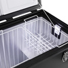 Indel B STEEL 97L travel fridge/freezer - 12V/24V