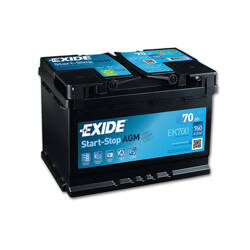 Akumulator Exide AGM - 70 A