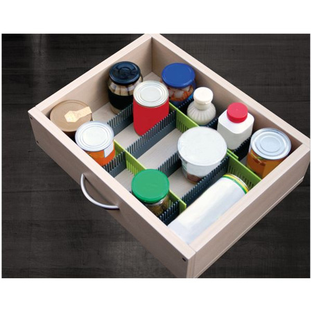 purvario Stow Bar lime organizer szuflad - 8 przegród
