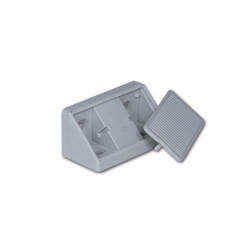 4-hole fastener grey
