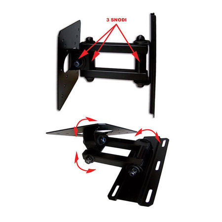 Wall-mounted LCD TV stand 3 joints