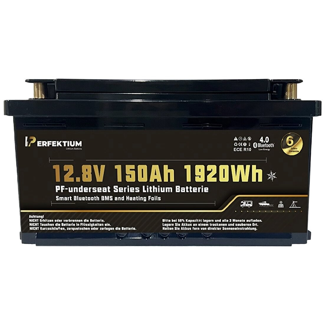 Akumulator Li-Ion Campingowy z Podgrzewaniem 150 Ah 12,8 V 1920 Wh