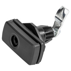 Zamek dociskowy STS Lift-and-Turn Latch Slim Line HSC – czarny