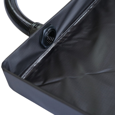 horntools Shower Tent Floor Horizon Black Polyester PES