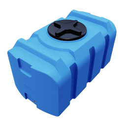 Prostokątny pojemnik 300 l UHPLAST niebieski