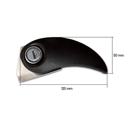 Virgola Flap Lock with cylinder and keys