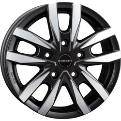 Borbet CW5 6x16" 1400kg Czarny Polerowany Mat Fiat Ducato