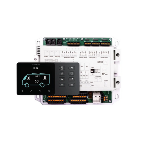 Zestaw VIA Panel Kontrolny Simarine SCC8 + rozdzielacz zasilania SPDU-52