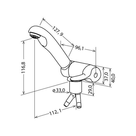Single-Lever Mixer Keramik Style