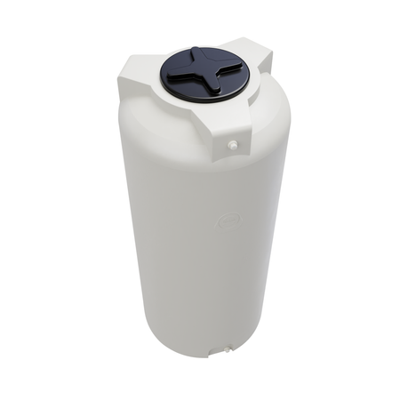 Cylindryczny pionowy pojemnik 1000 l UHPLAST biały