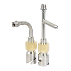 Dysza odpowietrzająca LNG z przyłączem na wąż 1/2" męski JIC, uchwyt prosty lub 90 stopni