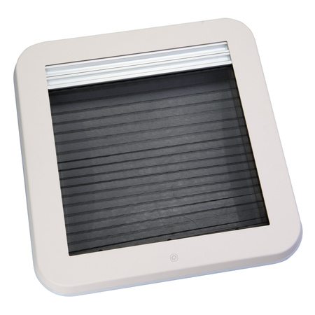 LED Crystal Roof Window 400x400 mm with Blackout Roller and Mosquito Net