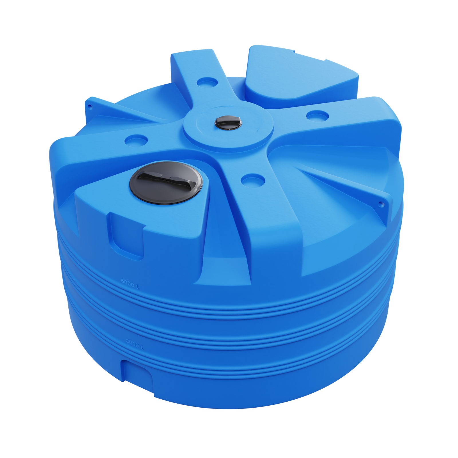Zbiornik UHPLAST V-5000F 5000 l niebieski