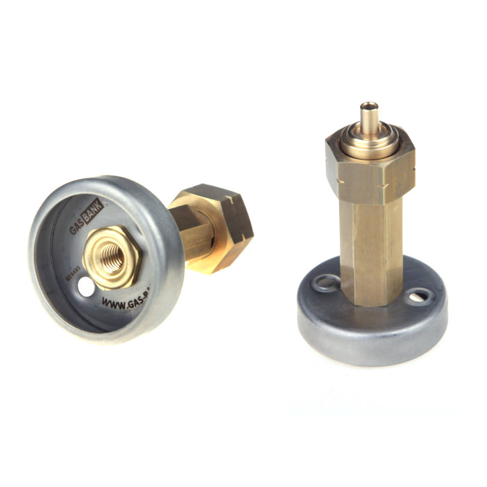 Adapter DISH GasBank z zaworem zwrotnym