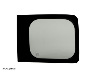 Szyby montowane na stałe do VW Caddy Maxi wyprodukowanego w latach 2004-2020 - Różne miejsca montażu