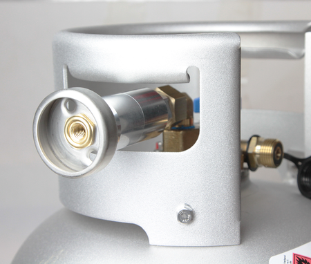 GasBank Adapter Dish z zaworem zwrotnym i filtrem 3/4" UNF JIC - butle GasBank Multi, Alugas