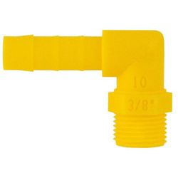 LILIE Kolanko wkręcane 90° gwint 3/8" na wąż ø10 mm WeißGELB - instalacja wody pitnej