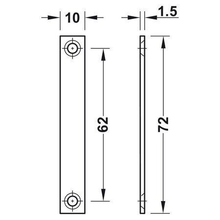 HÄFELE Brown Magnetic Lock Sb