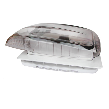 ExtraFAN roof window 40x40 cm with automatized fan transparen