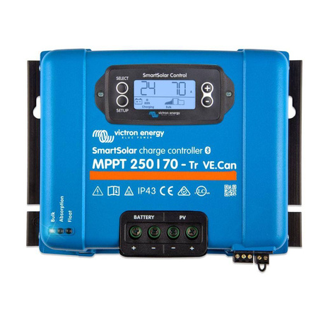 Victron SmartSolar MPPT 250/70-Tr VE.Can regulator solarny 70 A, 12/24/48 V, Bluetooth