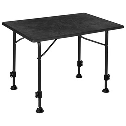Stół kempingowy liniowy czarny 115cm 63-83cm
