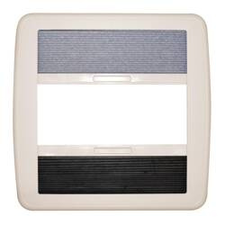 Rama wewnętrzna do okna dachowego Dometic Mini Heki Style/S, w komplecie z żaluzjami, kremowo-biała