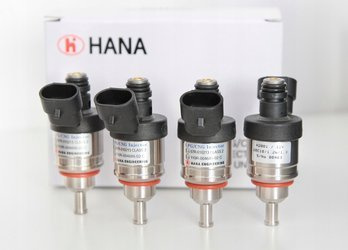 HANA NIEBIESKA H2001 zestaw 4 wtryskiwaczy - szyna