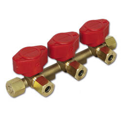 3-way gas tap 8 mm
