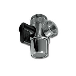Diverter tap with aerator