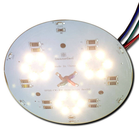 Moduł okrągły 18 diod LED SMD - podwójna jasność