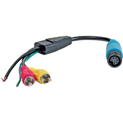 Adapter monitora, 6-stykowe złącze śrubowe do wtyczki typu cinch