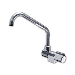 Style single tap with fold-down spout
