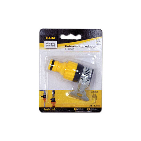 Garden tap adapter in packaging
