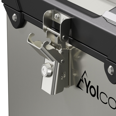 Yolco kompresorowa lodówka motocyklowa topcase MCX17 17 l, srebrna