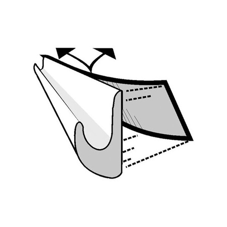 Elastyczna rynna deszczowa Fiamma Drip Stop 75 cm biała