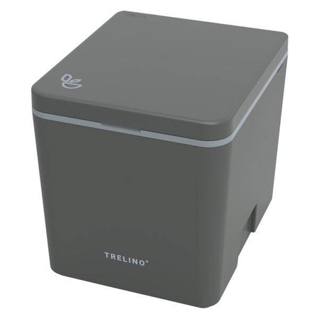 Trelino Evo M toaleta kompostująca separacyjna antracyt, 5 l / 8 l, soft-close, bez wody i chemii