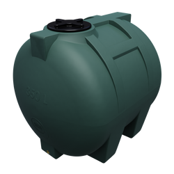 Pojemnik na płyny z niskim środkiem ciężkości 350 l UHPLAST zielony