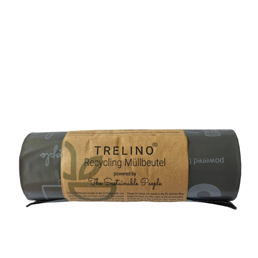 Trelino worki z recyklingu na części stałe, 18 l, 10 szt.
