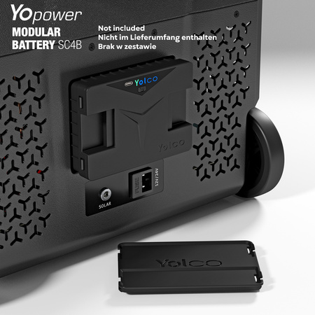 Yolco przenośna lodówka kompresorowa TCX60 60 l, dwustrefowa, Space Grey