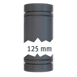LILIE GrauGELB rura 40 mm długość 12,5 cm R 125 z O-ringami - zrzut wody szarej
